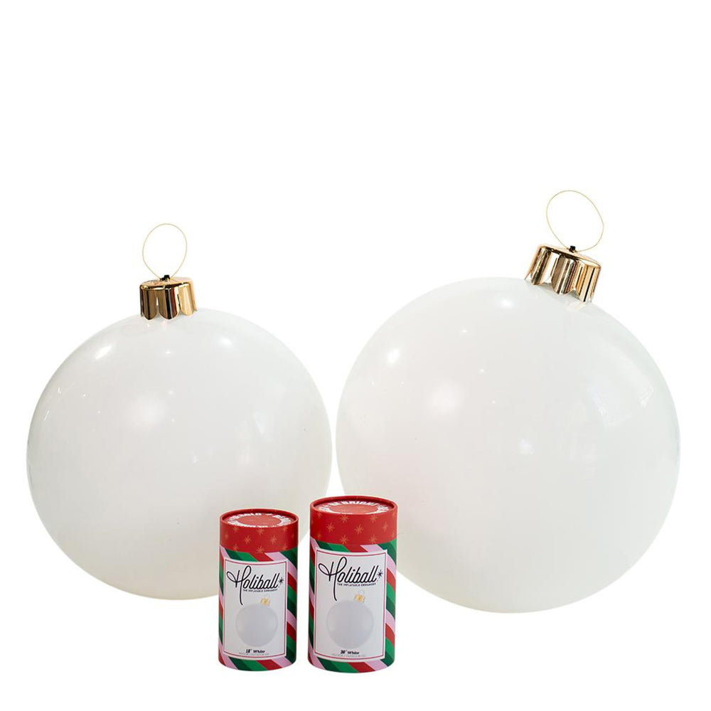 HOLIBALL- 30" WHITE INFLATABLE BALL