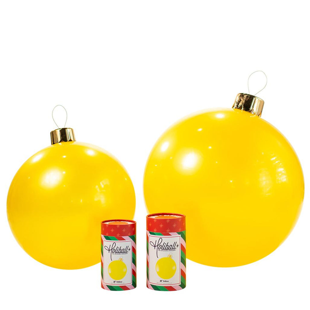 HOLIBALL- 30" YELLOW INFLATABLE BALL