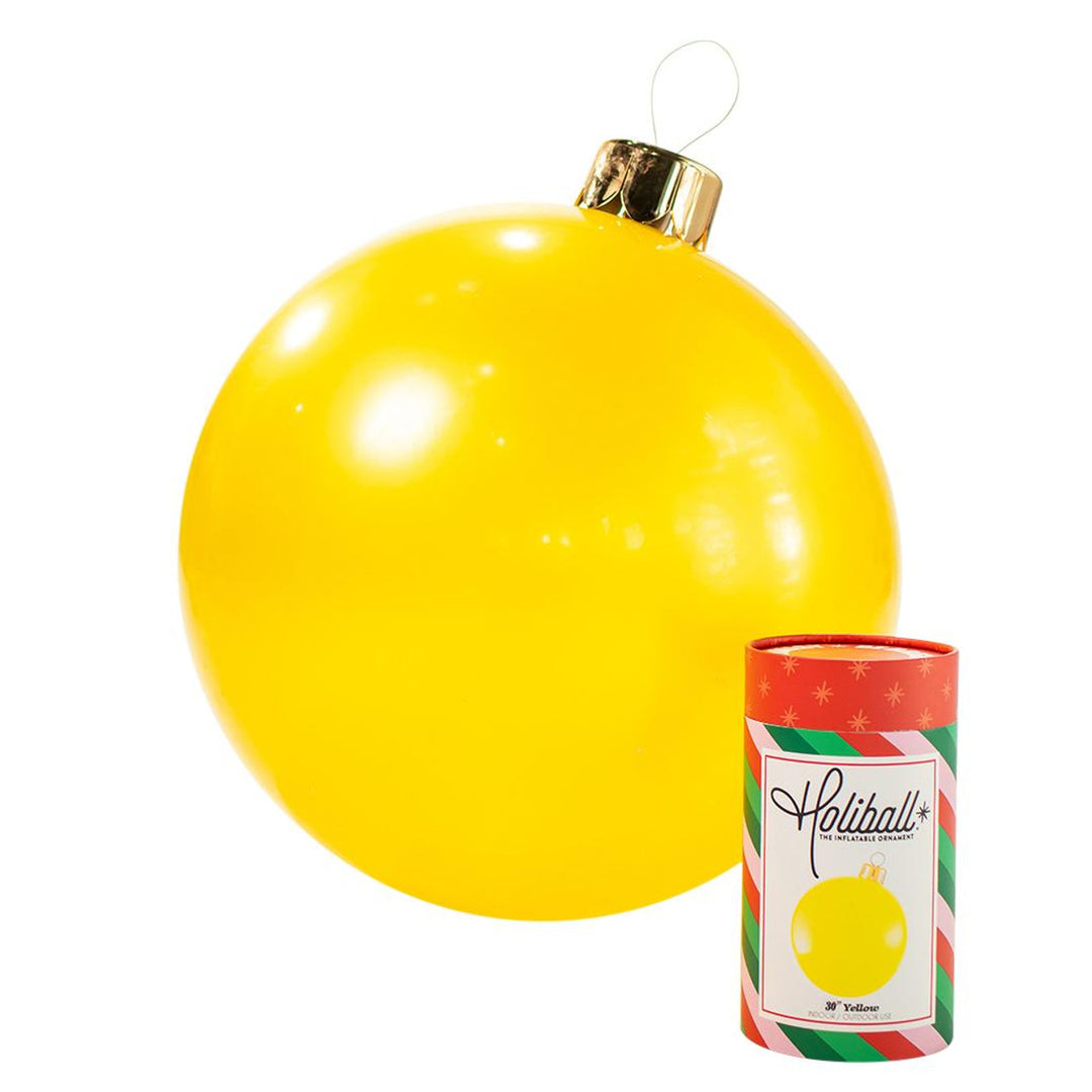 HOLIBALL- 18" YELLOW INFLATABLE BALL