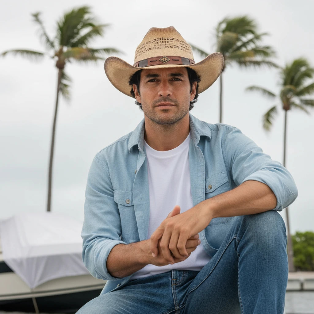 SUN 'N' SAND - HTT1303 TOYO WESTERN HAT