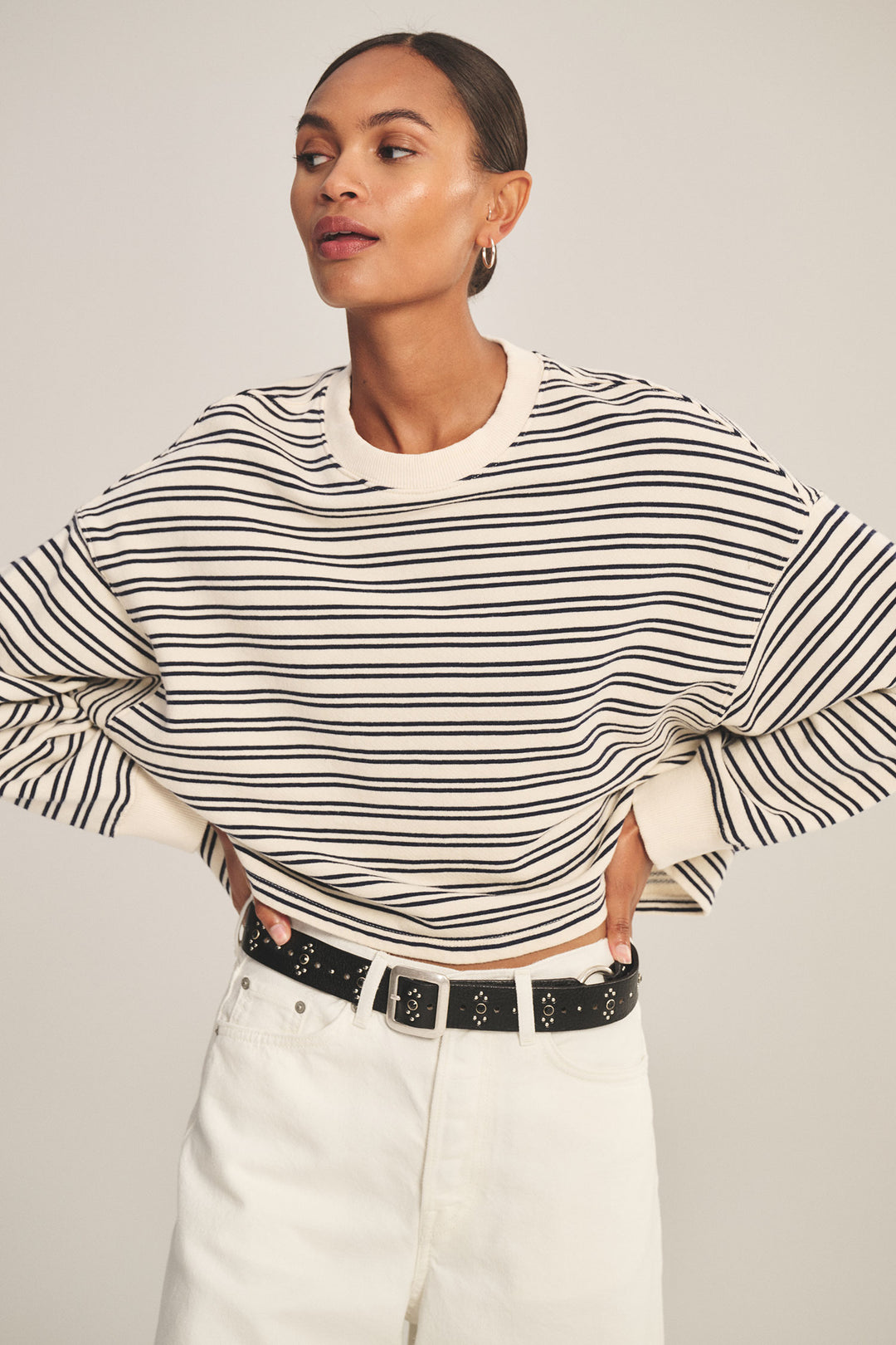 VELVET - VINTAGE STRIPE TERRY TOP ISABELLE07