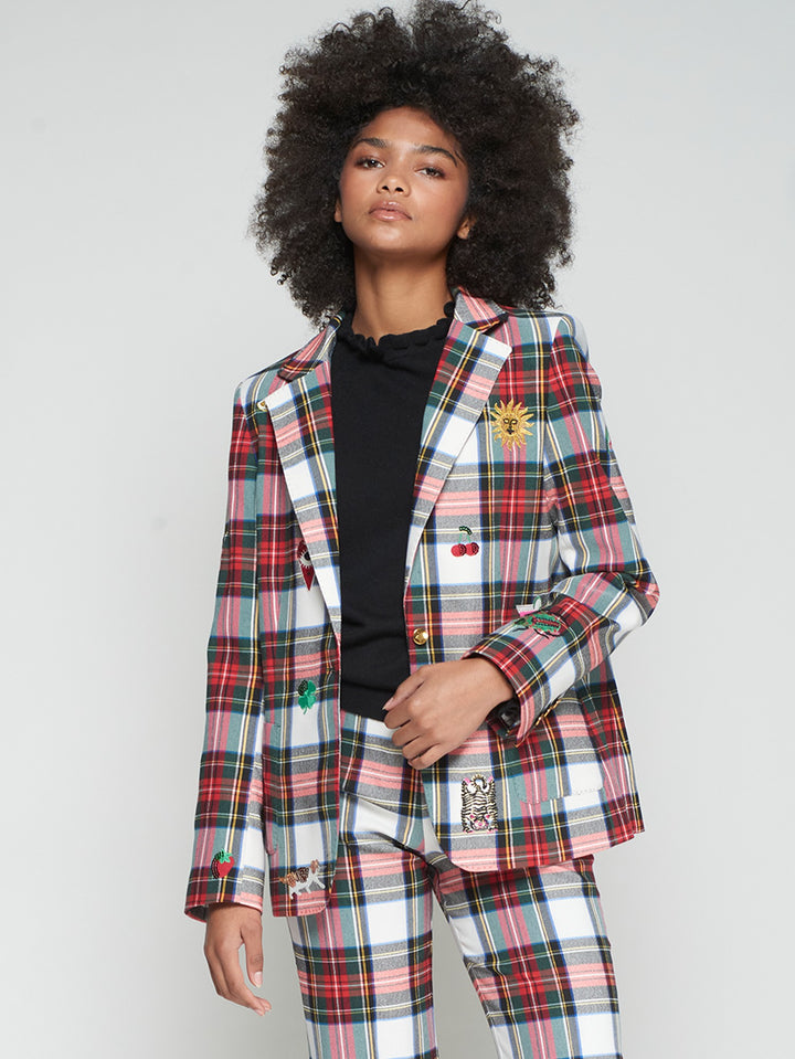 VILAGALLO- WOMEN'S GADEA EMB BLAZER