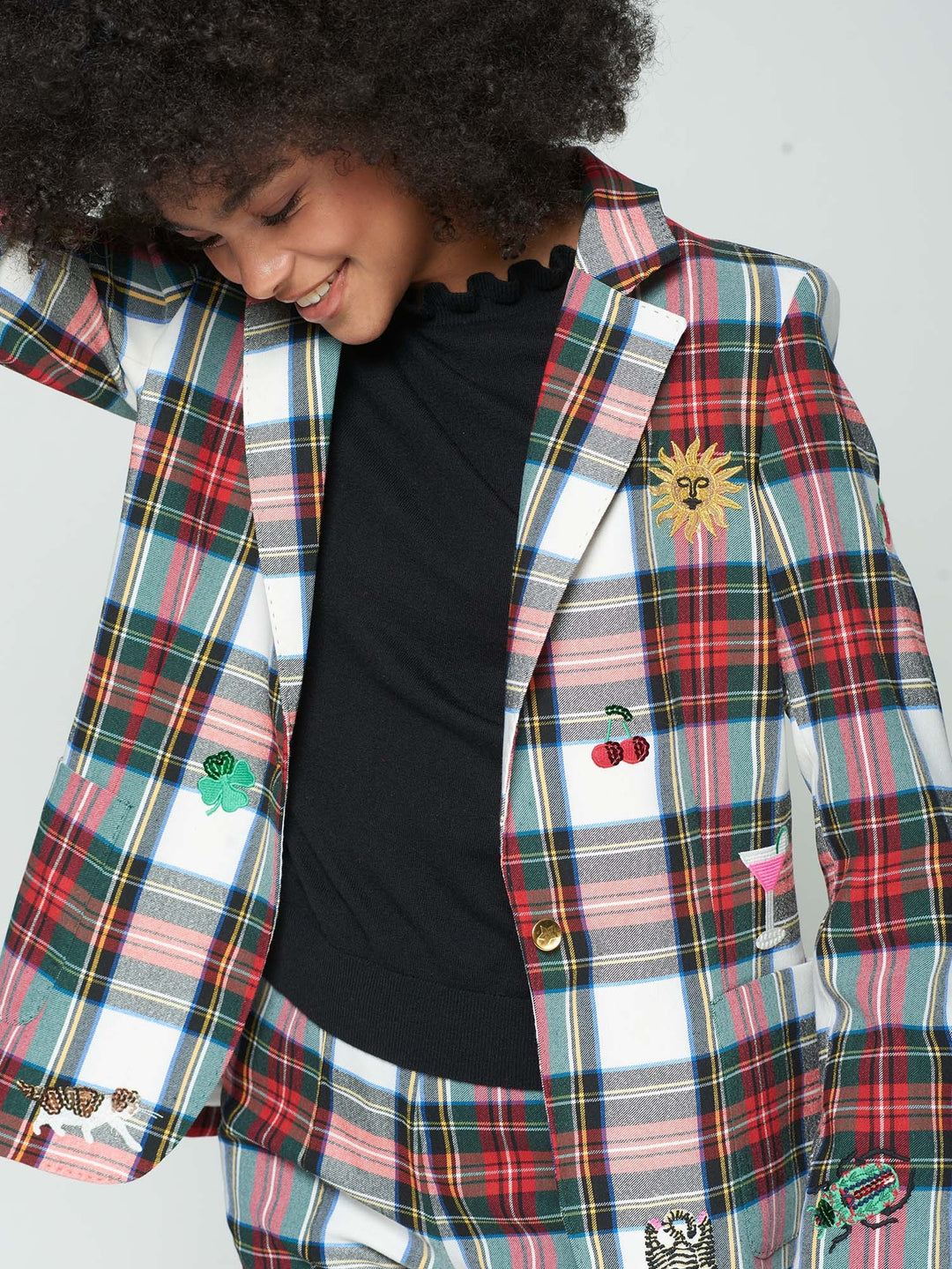 VILAGALLO- WOMEN'S GADEA EMB BLAZER