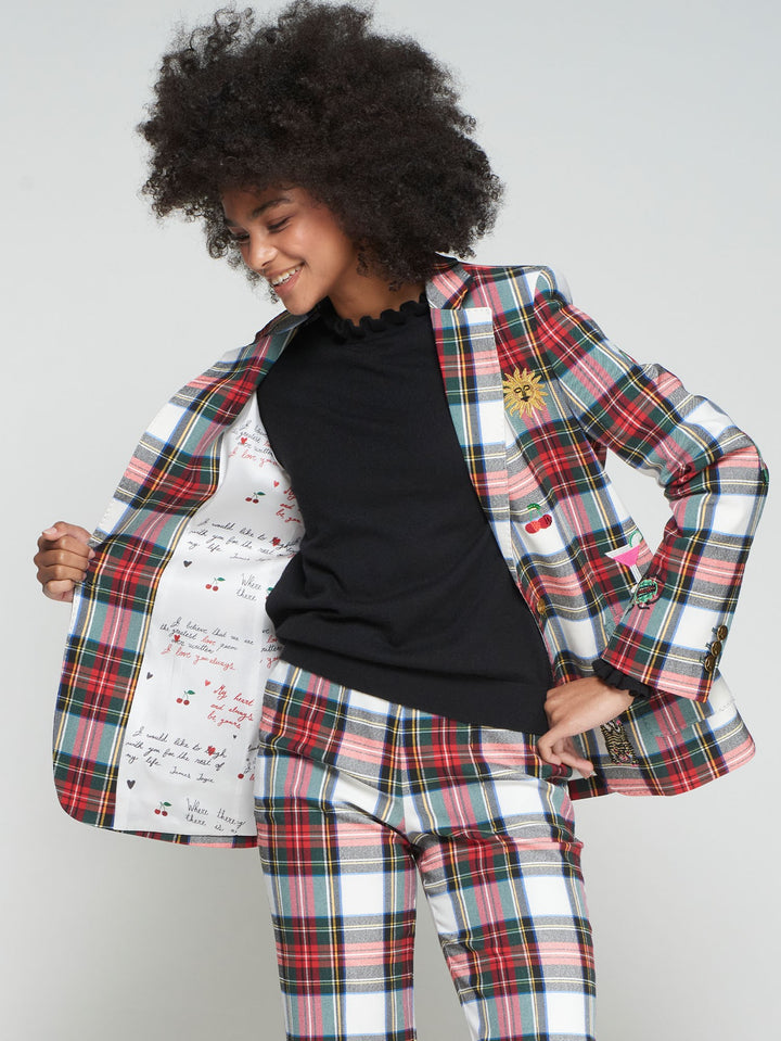 VILAGALLO- WOMEN'S GADEA EMB BLAZER