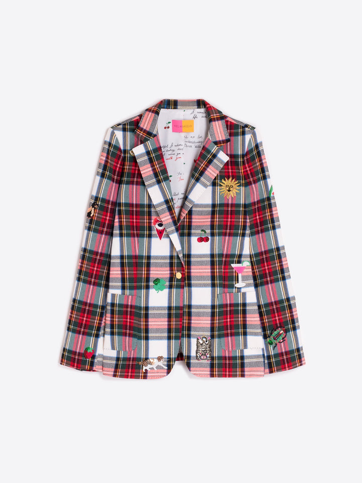 VILAGALLO- WOMEN'S GADEA EMB BLAZER