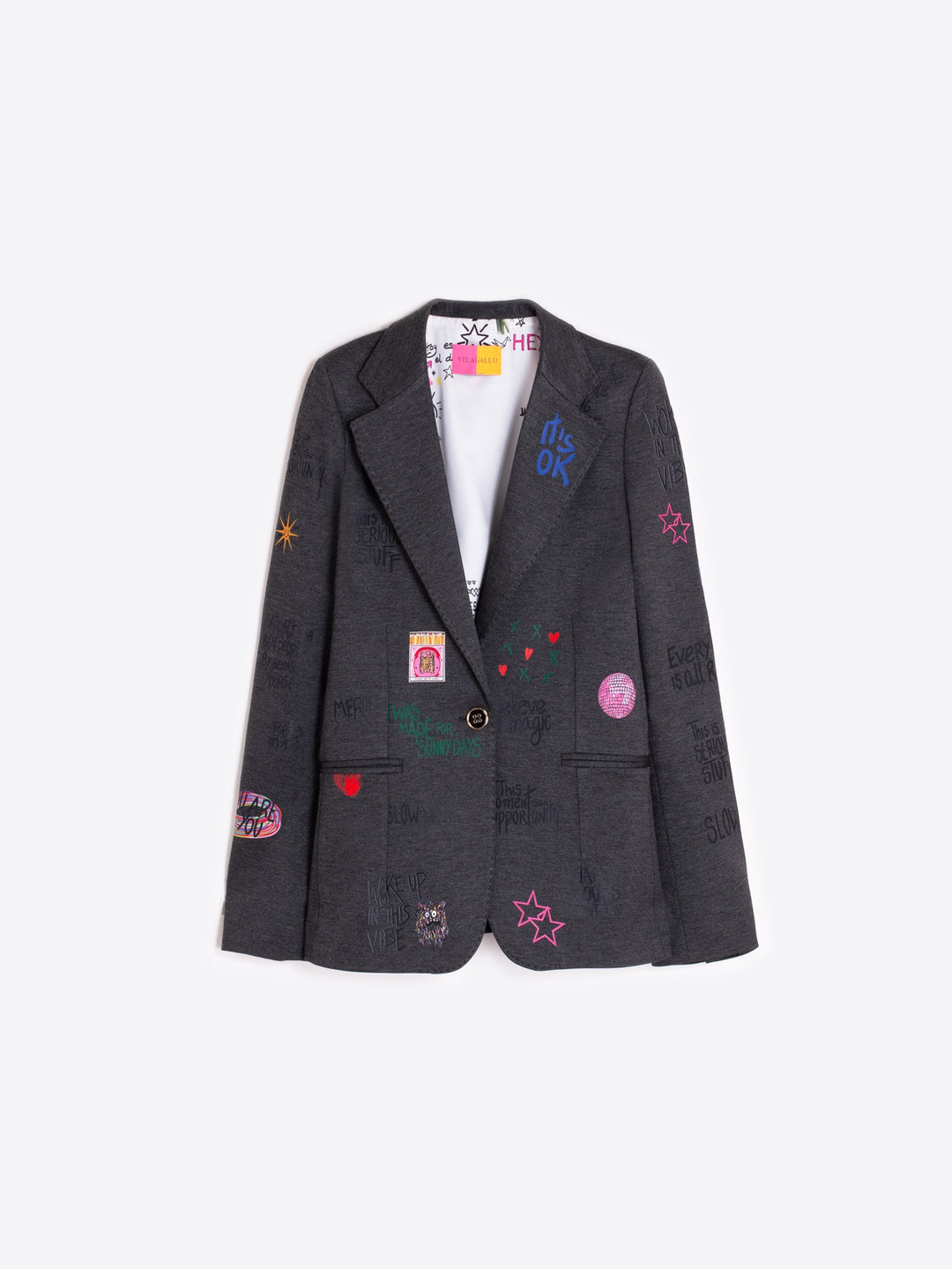 VILAGALLO- WOMEN'S HELEN GRAFFITI BLAZER