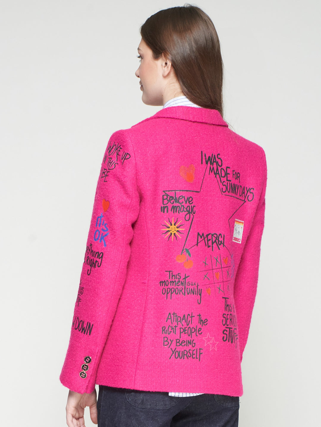 VILAGALLO- WOMEN'S HELEN GRAFFITI BLAZER