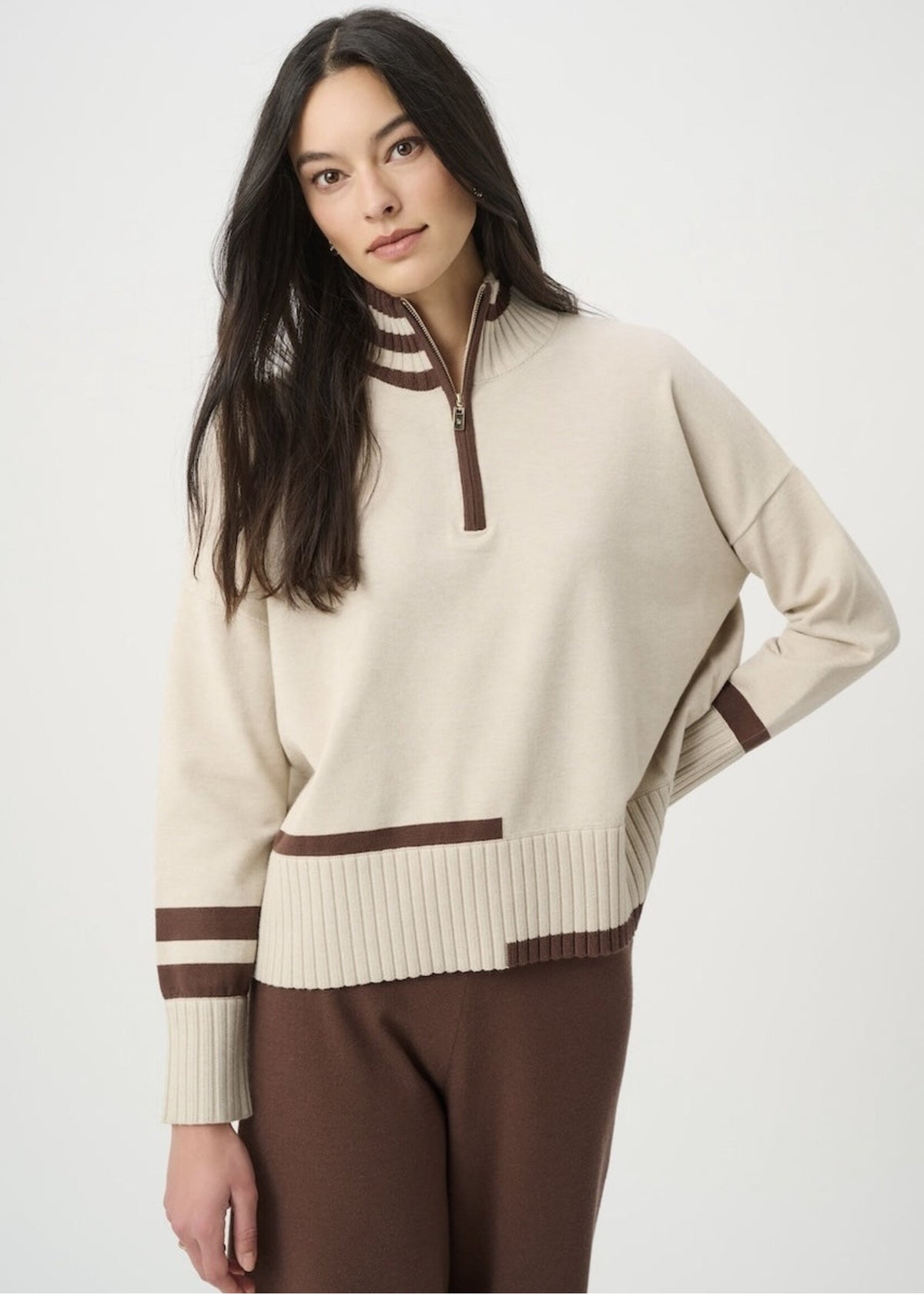 JOSEPH RIBKOFF - WOMEN'S 271902 MOCKNECK SWEATER