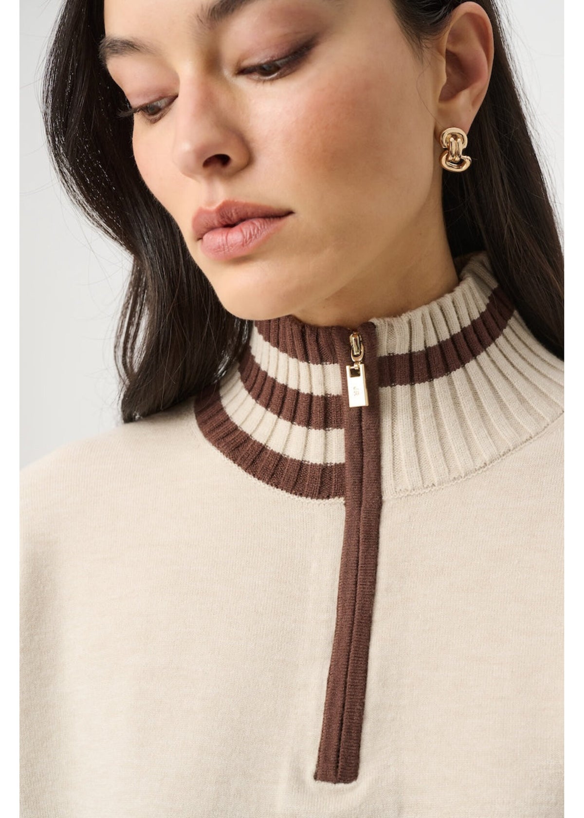 JOSEPH RIBKOFF - WOMEN'S 271902 MOCKNECK SWEATER