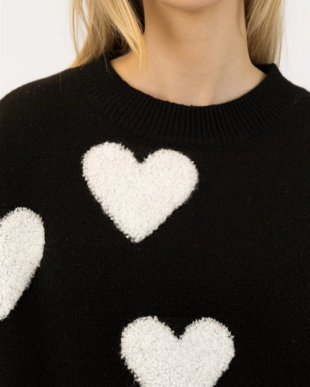 LYLA & LUXE - WOMEN'S AJAX SHERPA SWEATER 