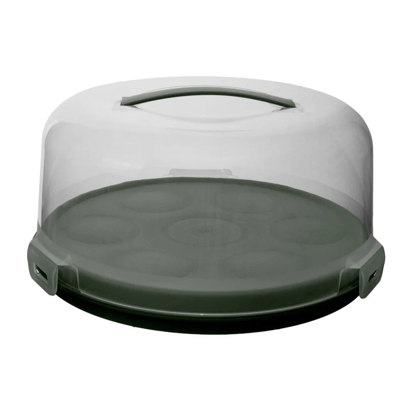 PORT STYLE - CAKE/CUPCAKE CARRIER FOREST GREEN