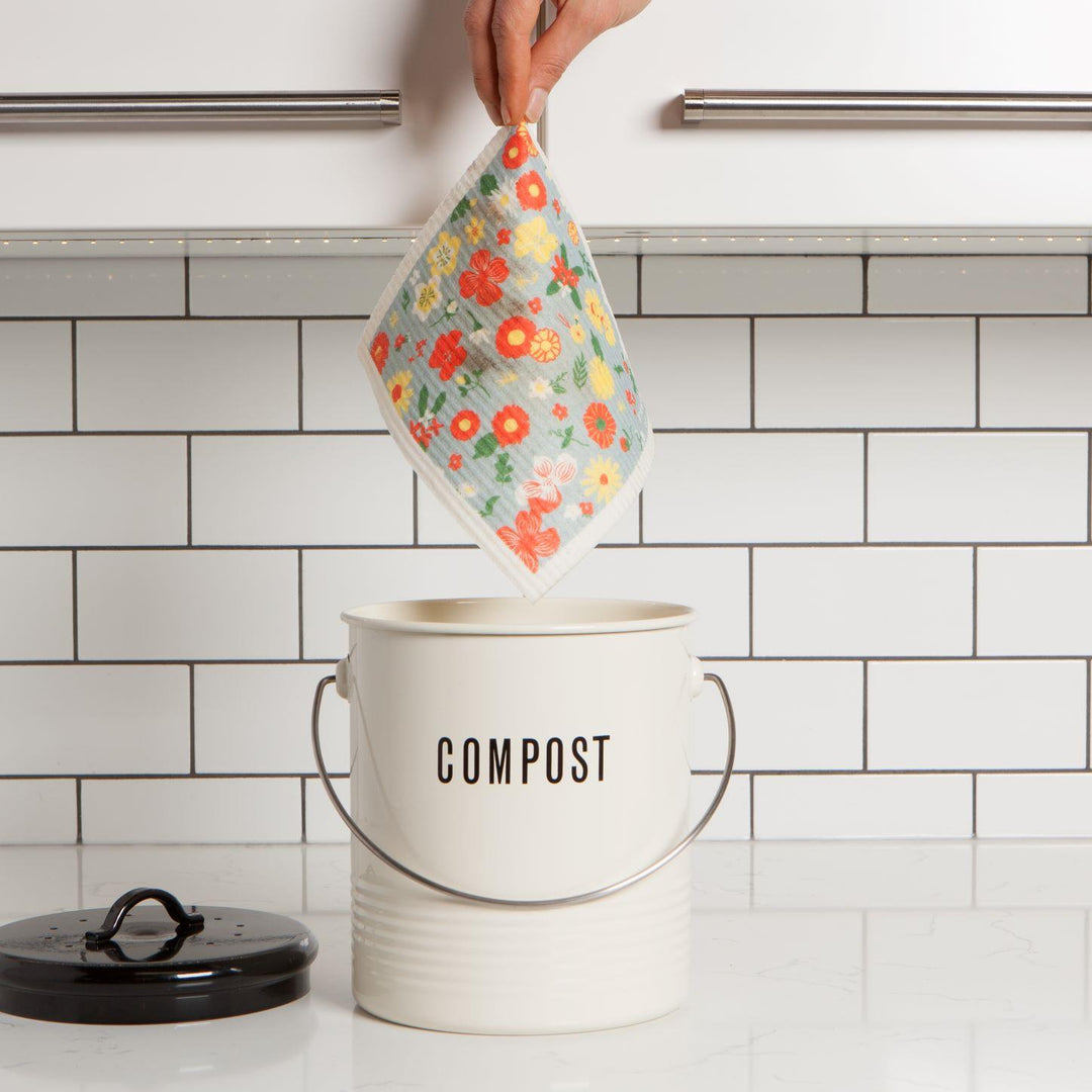 DANICA- Flowers Of The Month Swedish Sponge Cloth