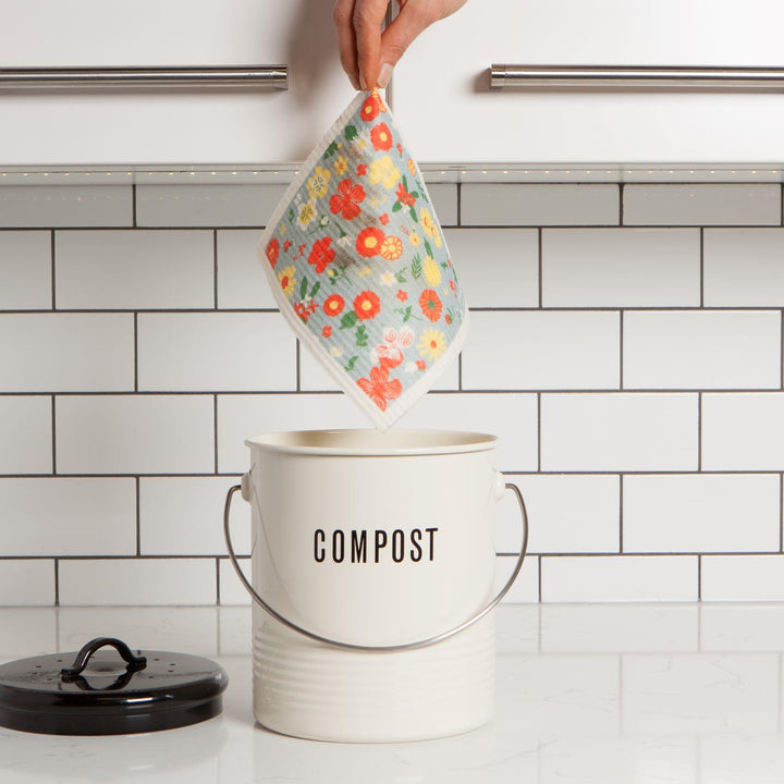 DANICA- Flowers Of The Month Swedish Sponge Cloth