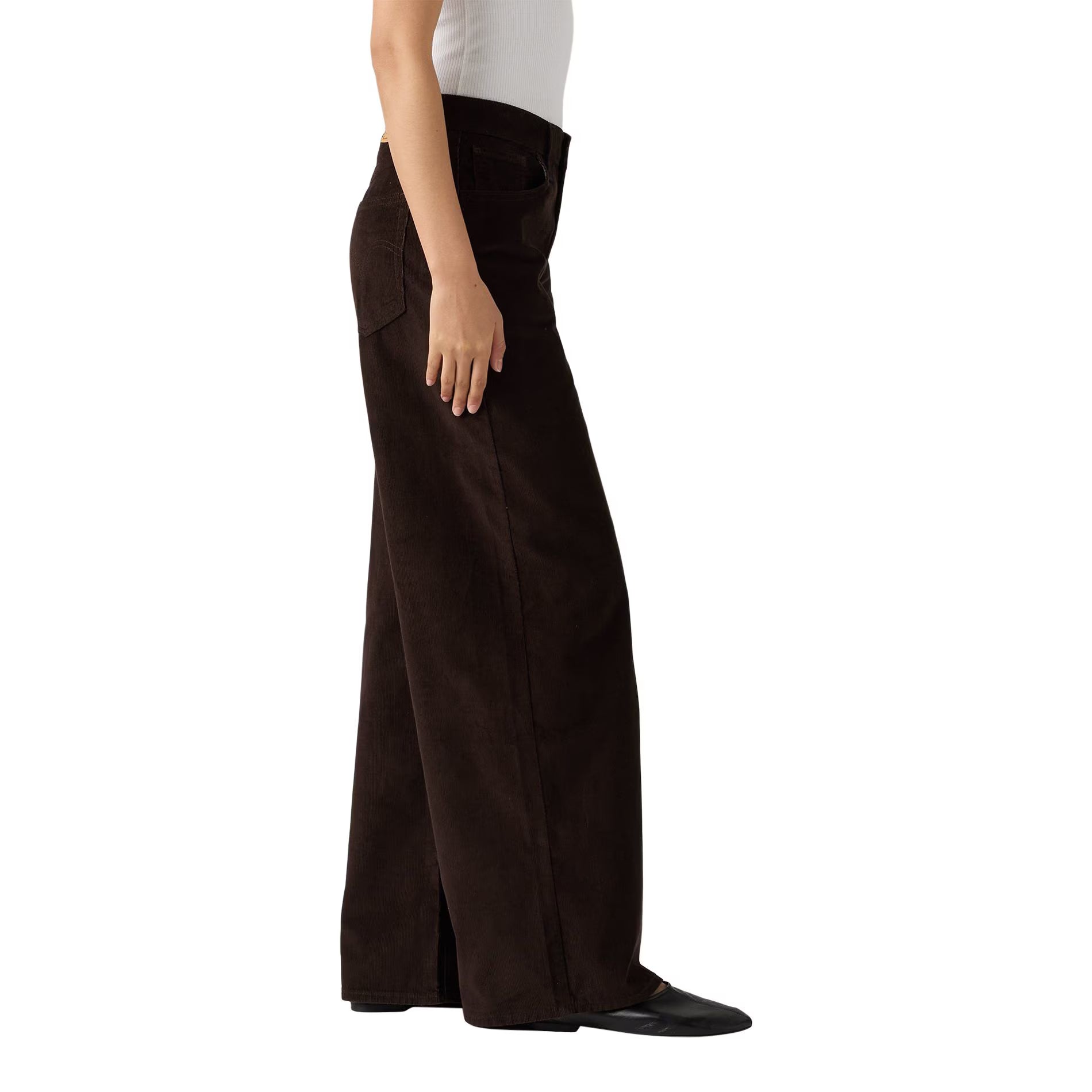 LEVI'S - WOMEN'S MIDDY WIDE LEG JAVA CORDUROY