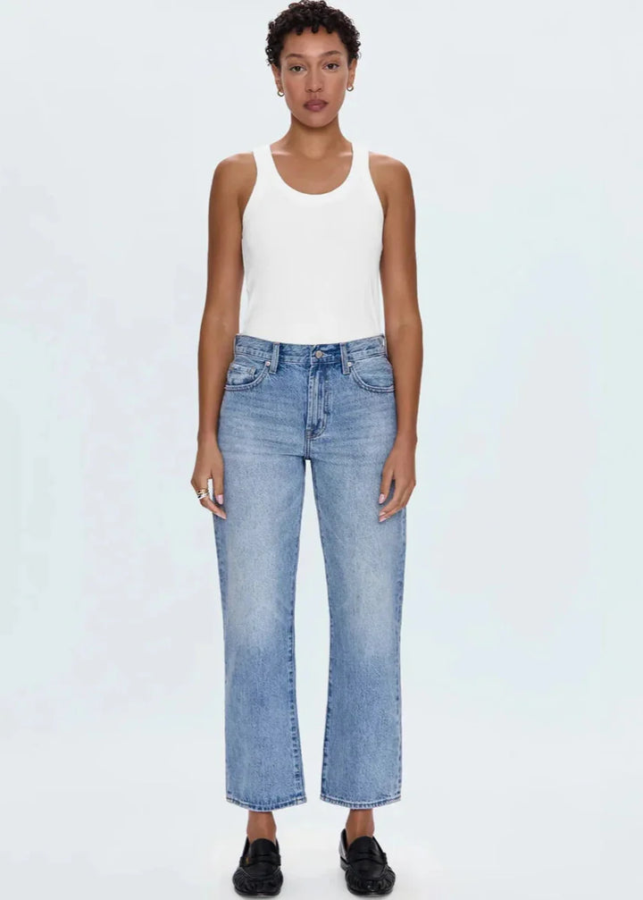 PISTOLA - WOMEN'S LEXI MID RISE, STRAIGHT LEG JEAN