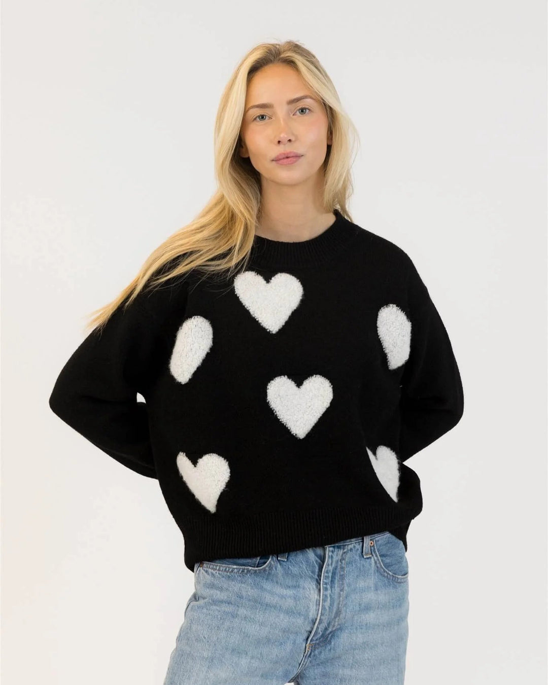 LYLA & LUXE - WOMEN'S AJAX SHERPA SWEATER 