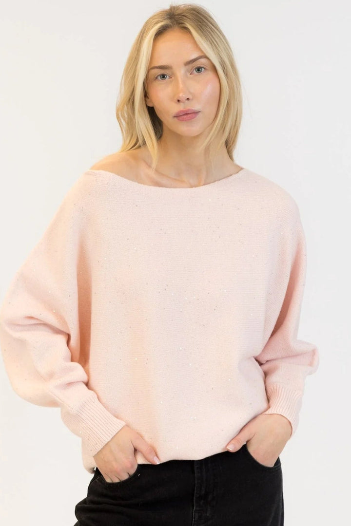 LYLA & LUXE - WOMEN'S NOBU SEQUIN SWEATER