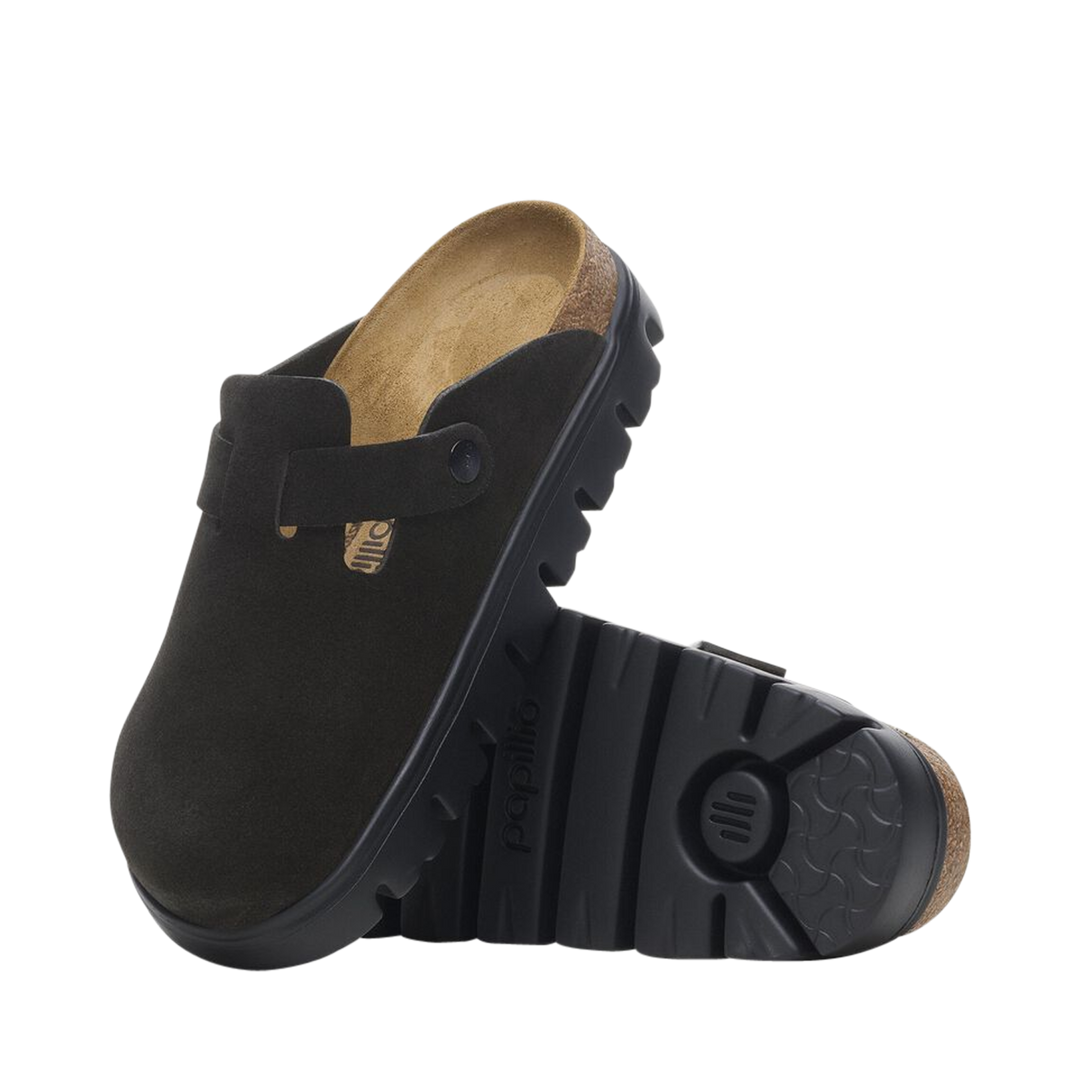 BIRKENSTOCK- BOSTON CHUNKY SUEDE CLOG