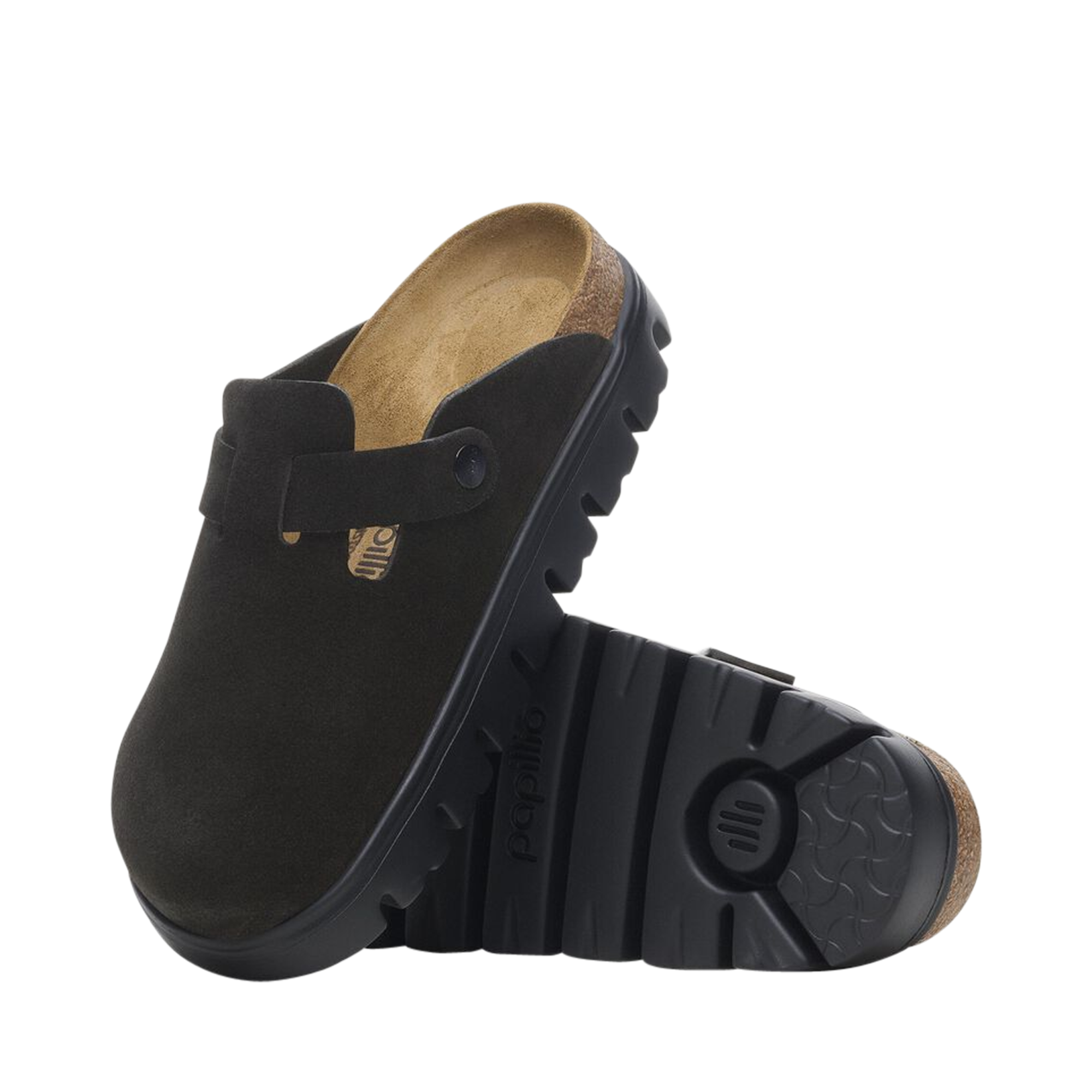 BIRKENSTOCK- BOSTON CHUNKY SUEDE CLOG