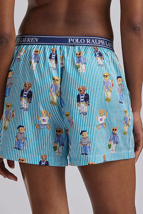 RALPH LAUREN -  SLEEP BOXER ALLOVER BEAR 4P0119R3