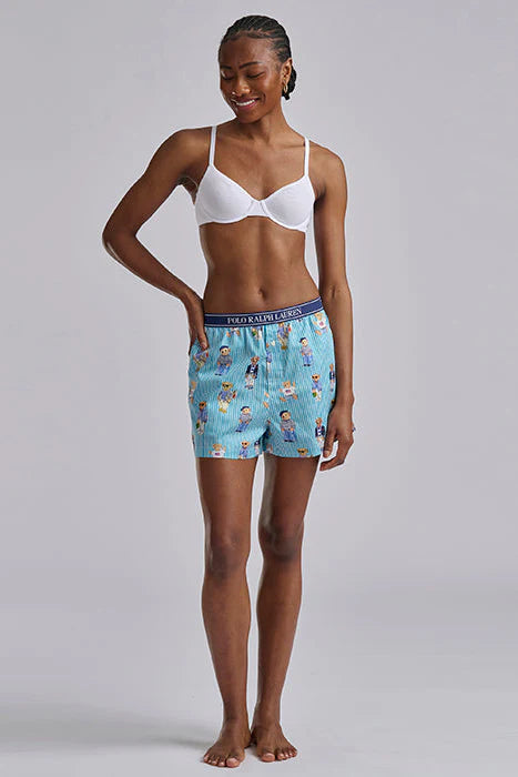 RALPH LAUREN -  SLEEP BOXER ALLOVER BEAR 4P0119R3