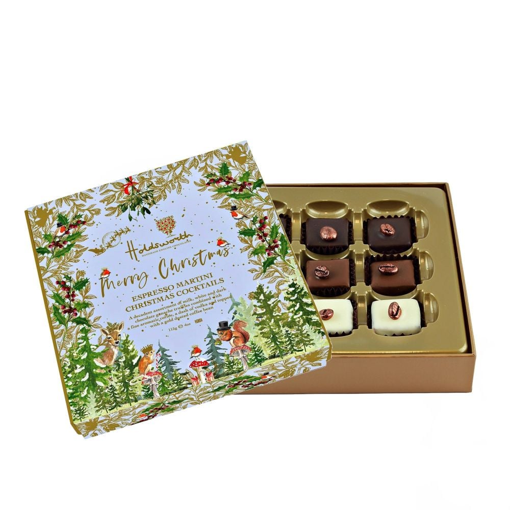 HOLDSWORTH CHOCOLATES ESPRESSO MARTINI CHRISTMAS COCKTAILS