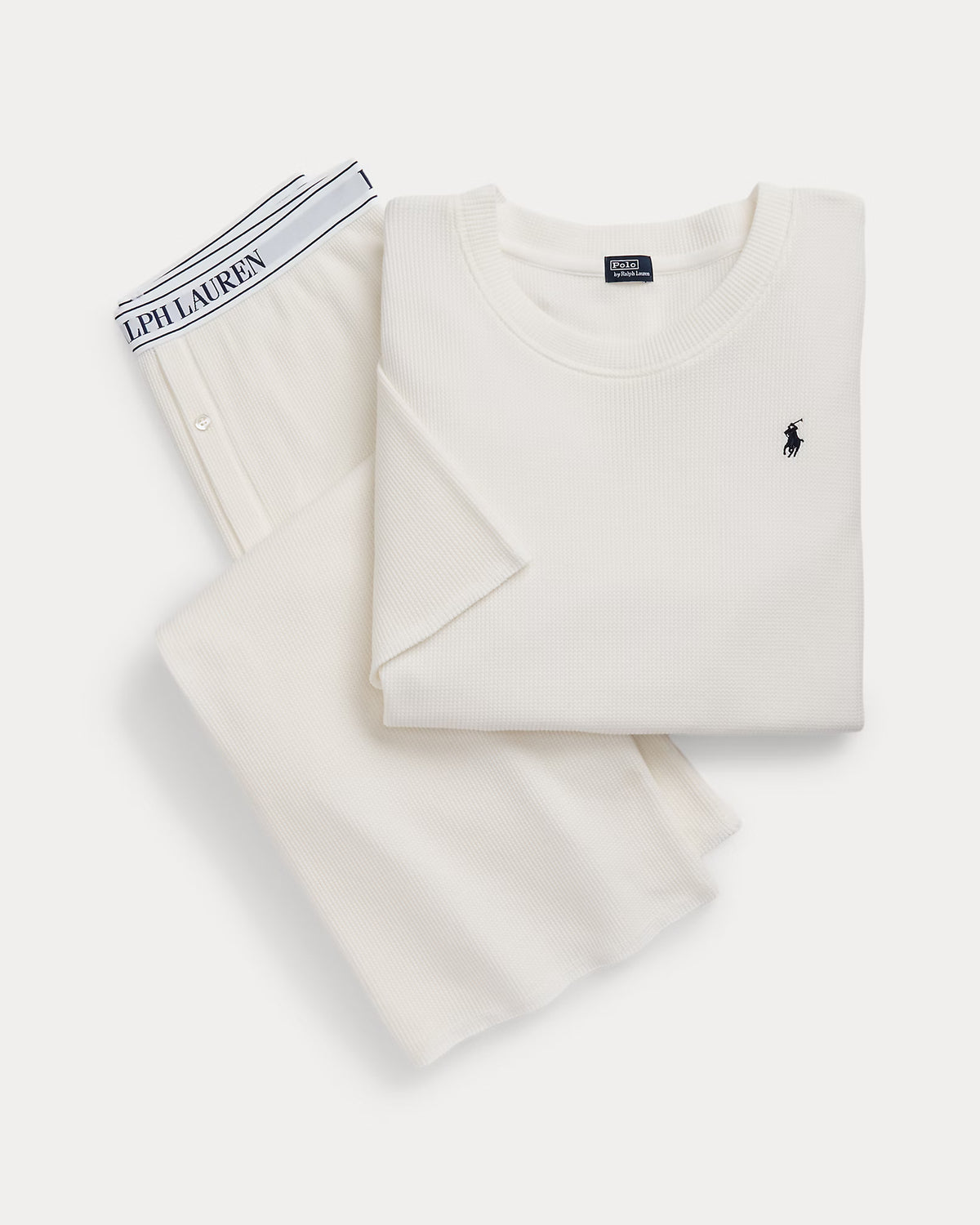 RALPH LAUREN - 2PC SET S/S TOP STRAIGHT PANT