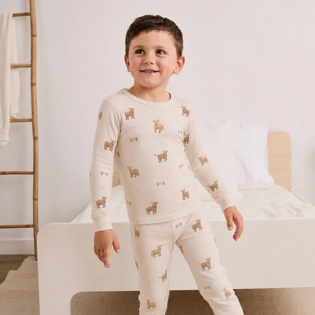 PETIT LEM  - UNISEX LONG / LONG PJ SET 26FRS32Q36-K