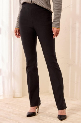 TRIBAL - FLATTEN IT PULL ON PANT-BLACK