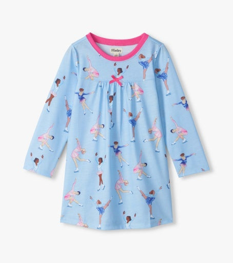 HATLEY - KIDS FIGURE SKATERS NIGHTDRESS
