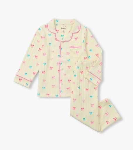 HATLEY - KIDS TINY BOWS RELAXED FIT PAJAMA SET