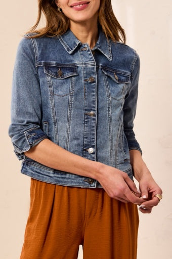 TRIBAL - CLASSIC FIT DENIM JACKET