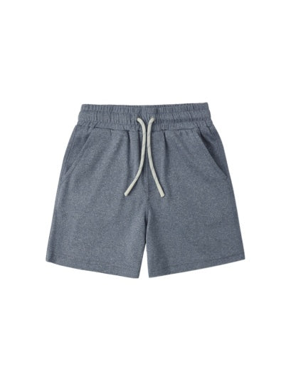 RYLEE + CRU - KIDS OCEANSIDE TECH SHORT HEATHERED MARINE