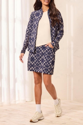TRIBAL - HIGH PERFORMANCE SKORT-ESTATEBLUE