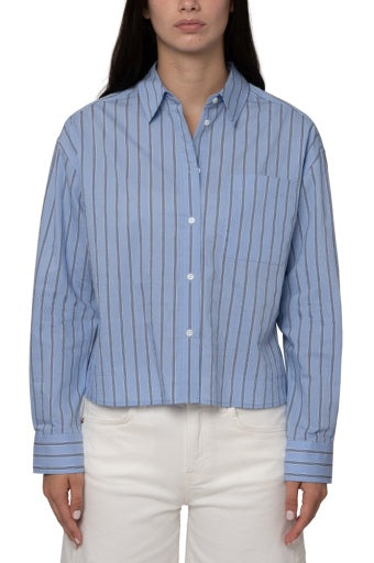 MAVI -  LONG SLEEVE SHIRT Blue Striped