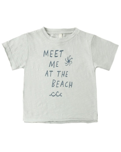 RYLEE + CRU - KIDS RAW EDGE TEE MEET ME AT THE BEACH