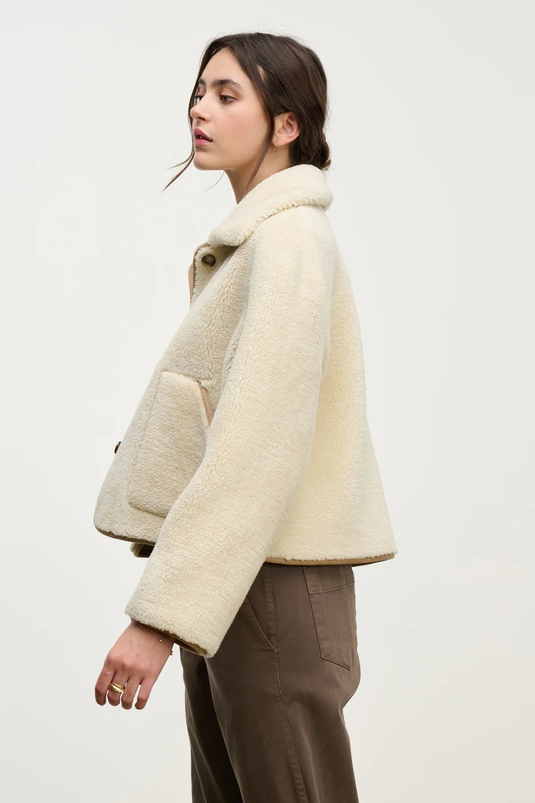 VELVET- WOMEN'S AMARA SHERPA REVERSIBLE JACKET