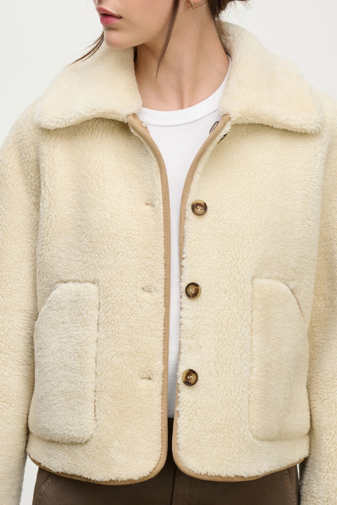 VELVET- WOMEN'S AMARA SHERPA REVERSIBLE JACKET