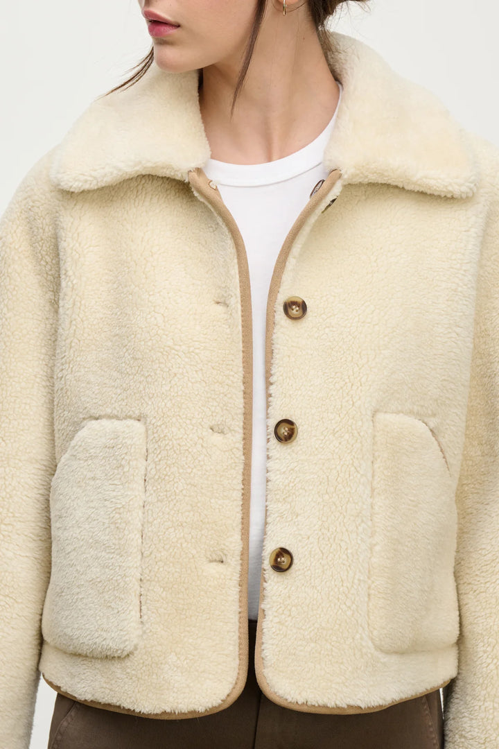 VELVET- WOMEN'S AMARA SHERPA REVERSIBLE JACKET