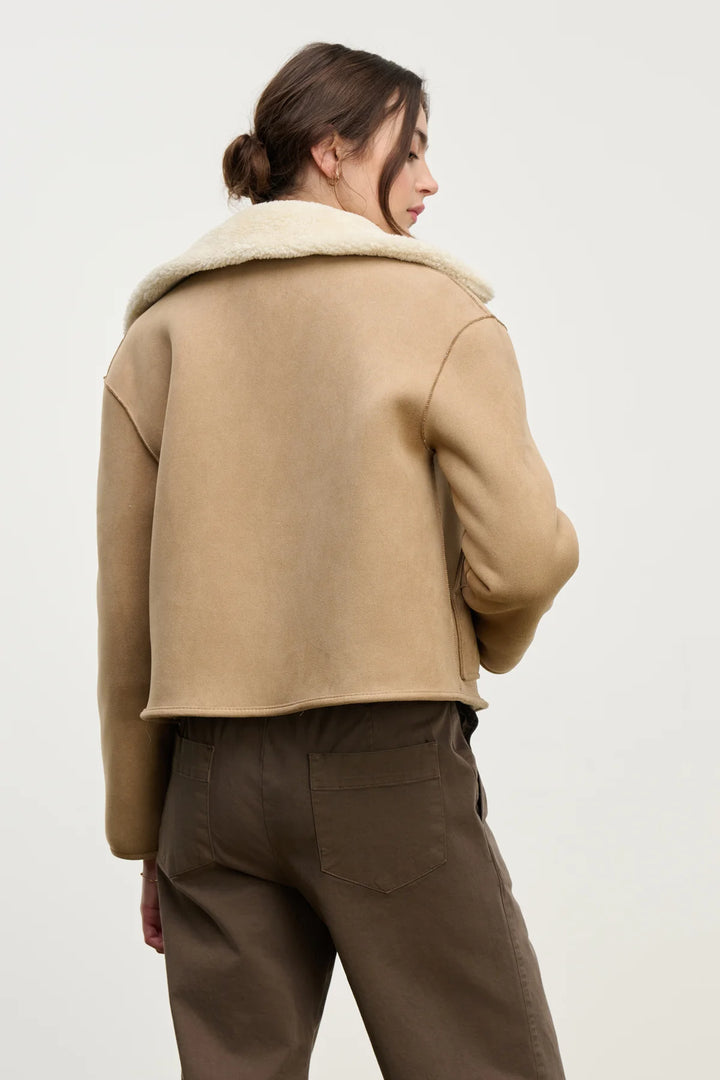 VELVET- WOMEN'S AMARA SHERPA REVERSIBLE JACKET