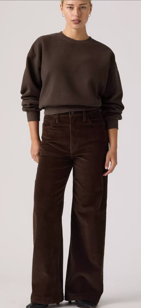 LEVIS - RIBCAGE WIDELEG JAVA CORDUROY PANT