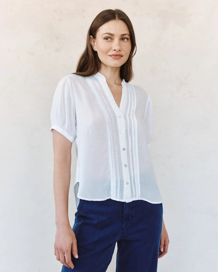 BELLA DAHL - WOMEN'S S/S PINTUCK SHIRT