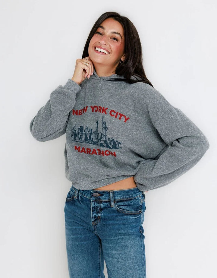 SUNNY SOMEWHERE - WOMEN'S NY MARATHON HOODIE