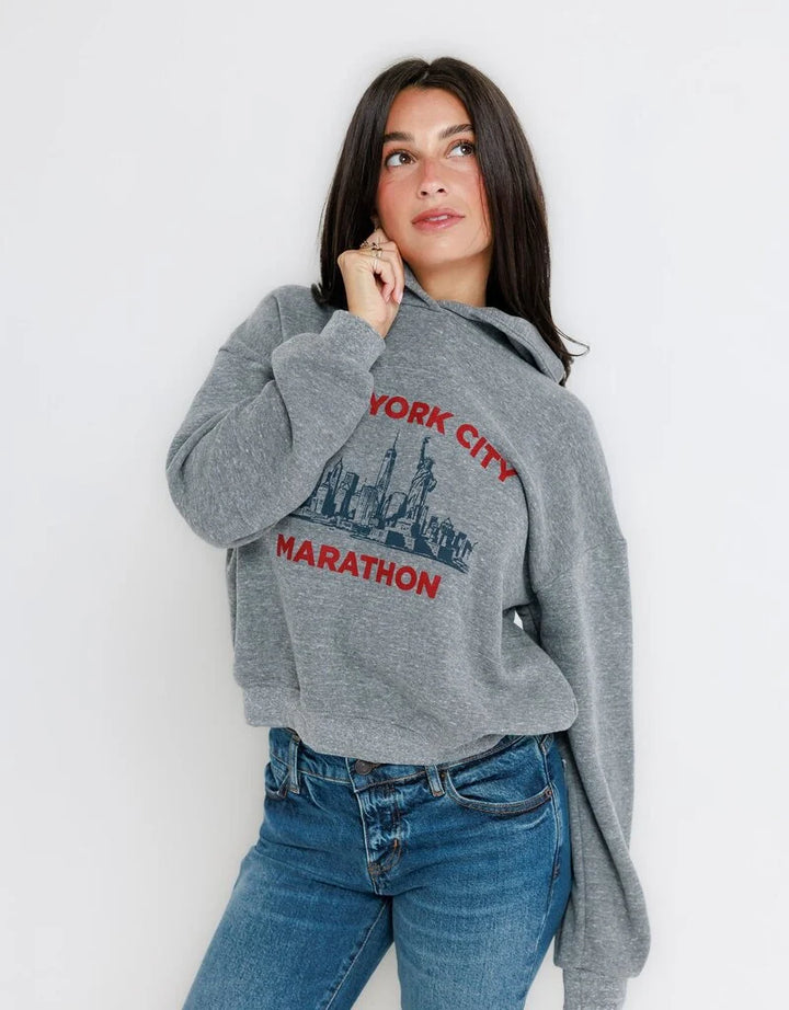 SUNNY SOMEWHERE - WOMEN'S NY MARATHON HOODIE