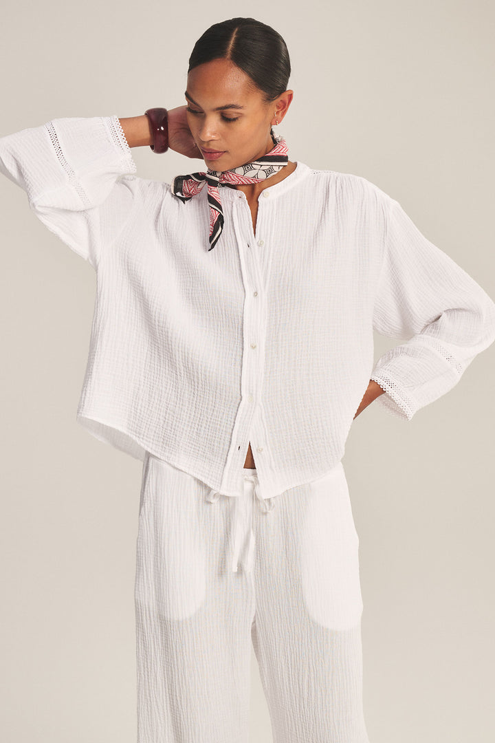 VELVET - COTTON GAUZE TOP TARIA07