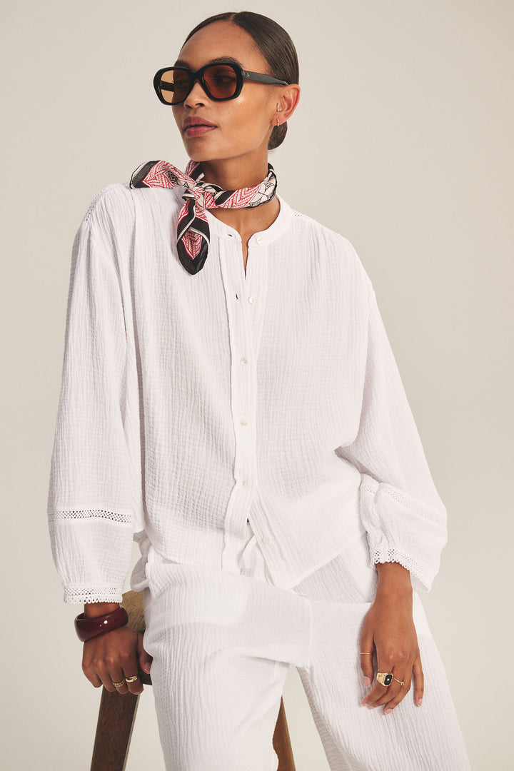 VELVET - COTTON GAUZE TOP TARIA07