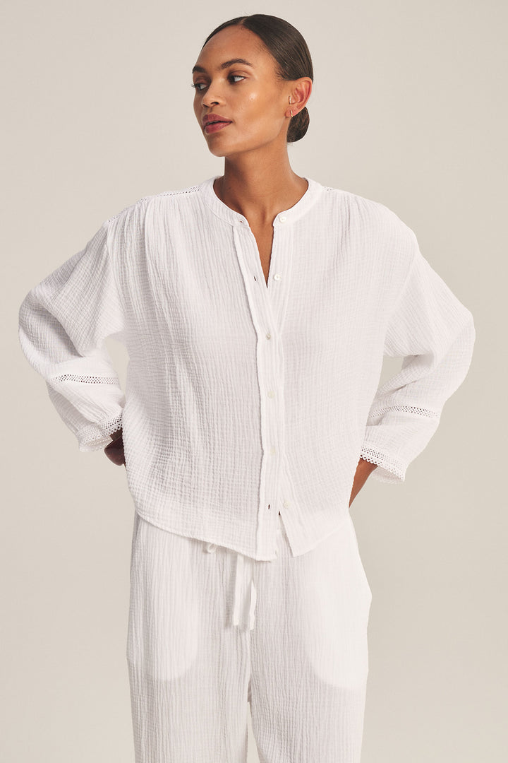 VELVET - COTTON GAUZE TOP TARIA07