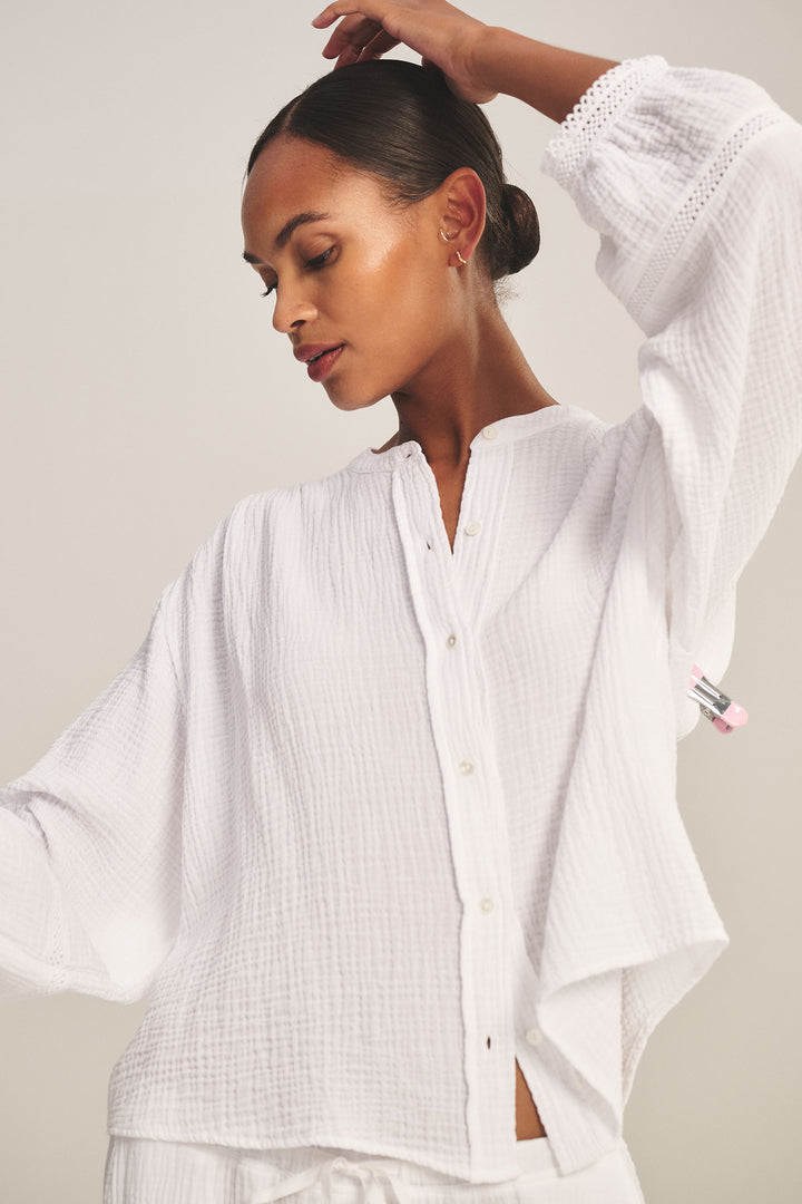 VELVET - COTTON GAUZE TOP TARIA07