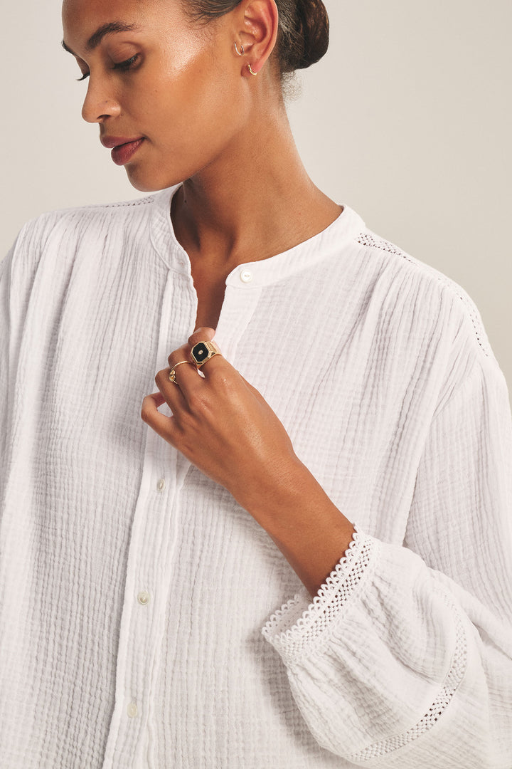 VELVET - COTTON GAUZE TOP TARIA07