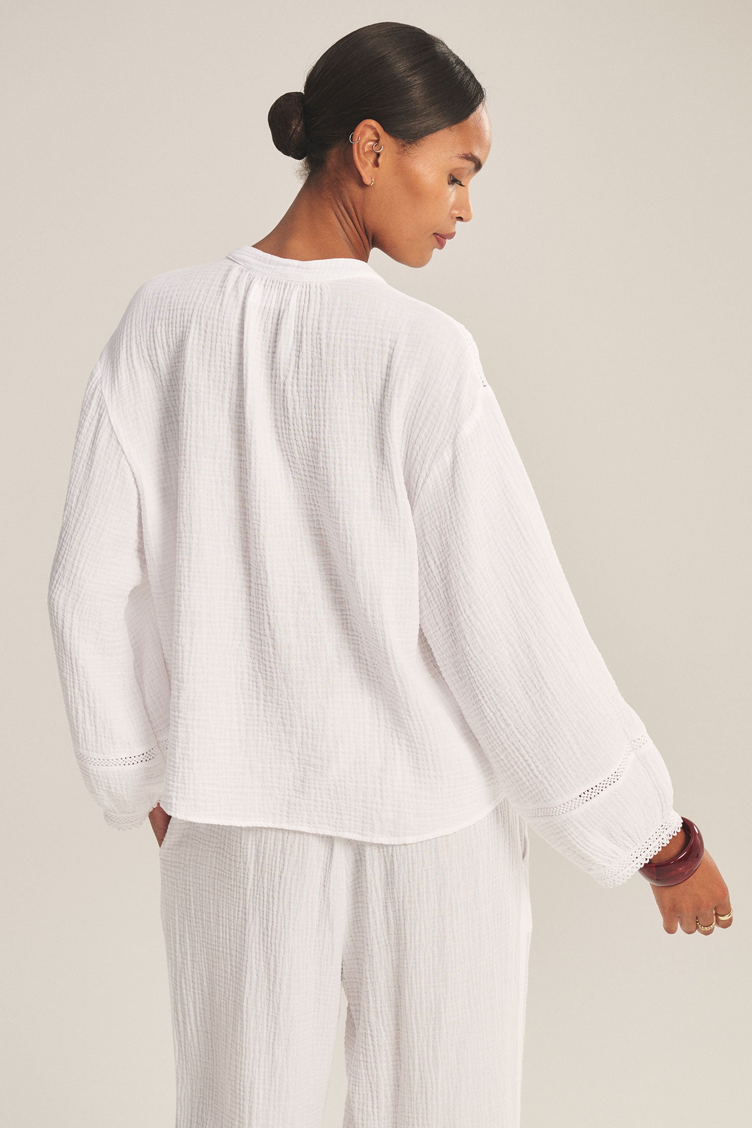 VELVET - COTTON GAUZE TOP TARIA07